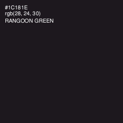 #1C181E - Rangoon Green Color Image